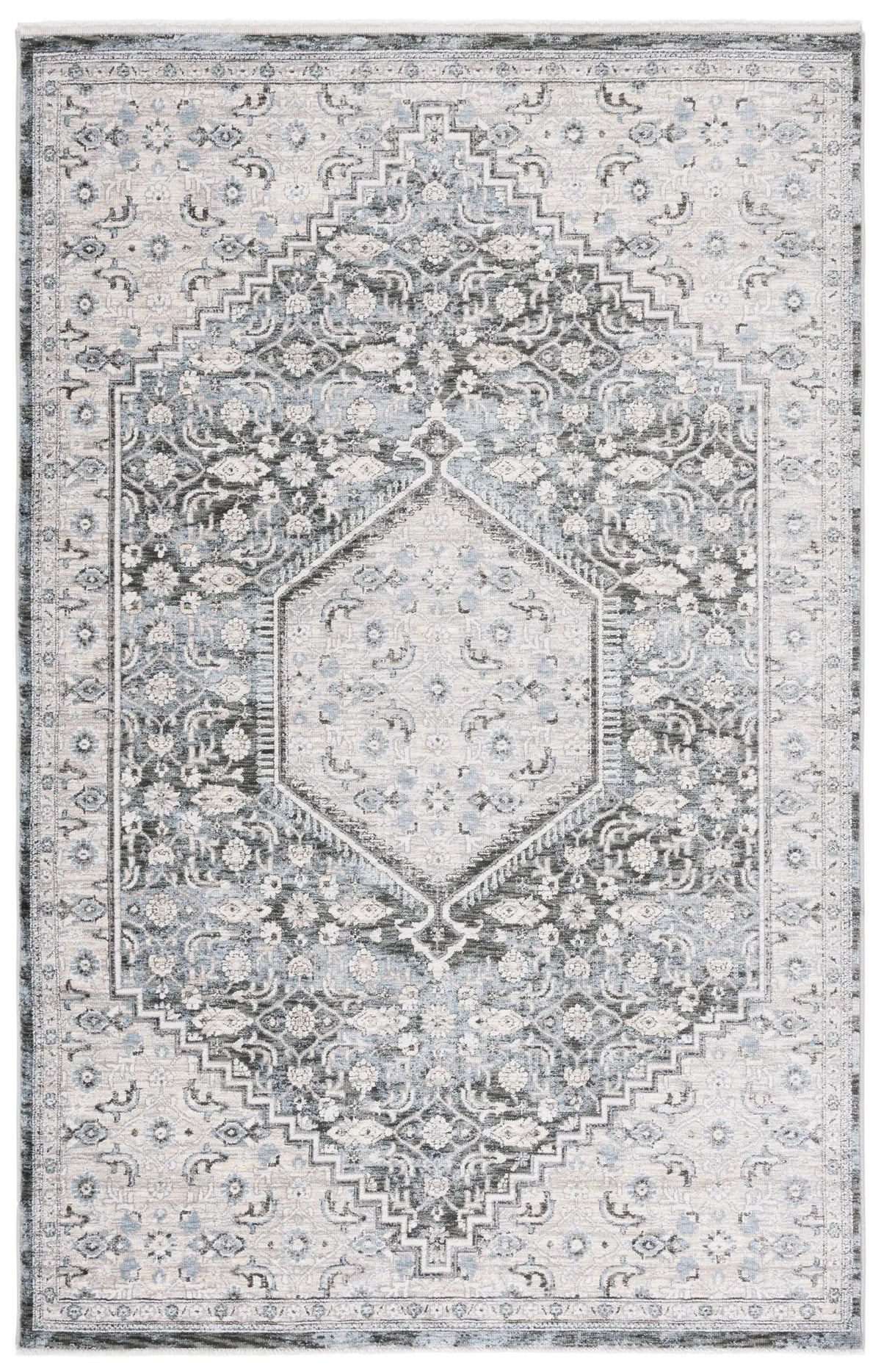 Safavieh Artifact 4'-0" x 6'-0" Rug in Grey / Black