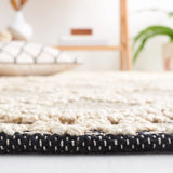 Safavieh Natural Fiber 4'-0" x 6'-0" Rug in Blush / Black