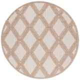 Safavieh Martha Stewart Global 6'-7" x 6'-7" Rug in Beige / Brown