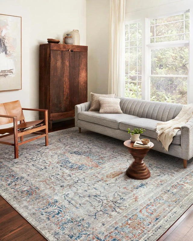 Loloi Bianca Bia-02 Stone/Multi Rugs - room scene 1