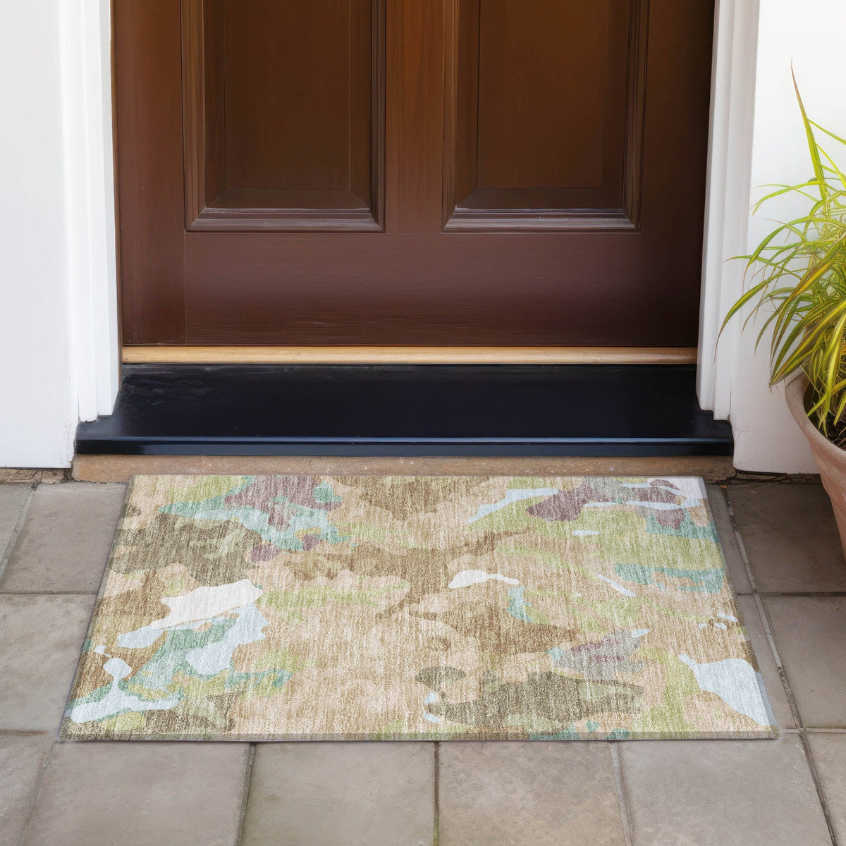 Addison Chantille ACN2161 Modern Machine Made Transitional Beige Rug