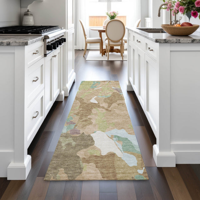 Addison Chantille ACN2161 Modern Machine Made Transitional Beige Rug