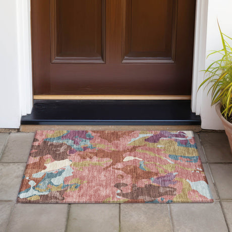 Addison Chantille ACN2161 Modern Machine Made Transitional Pink Rug