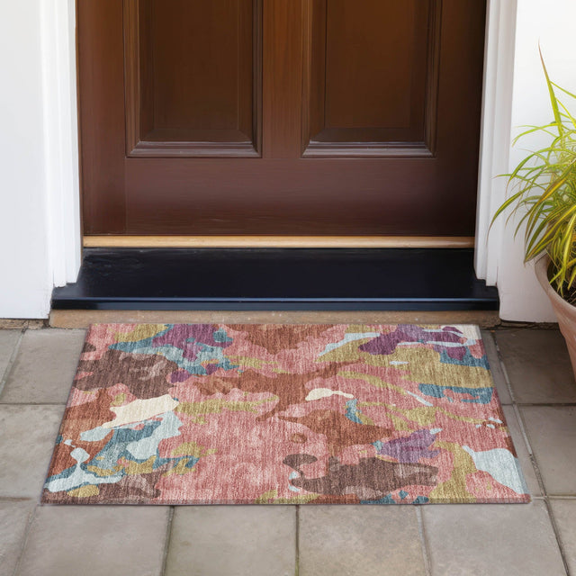 Addison Chantille ACN2161 Modern Machine Made Transitional Pink Rug