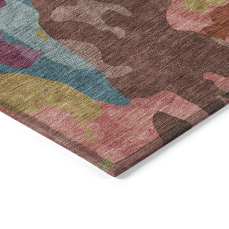 Addison Chantille ACN2161 Modern Machine Made Transitional Pink Rug