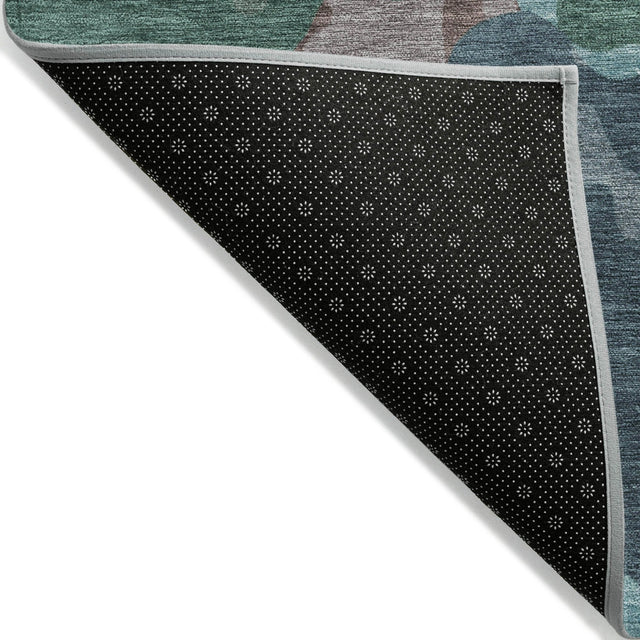 Addison Chantille ACN2161 Modern Machine Made Transitional Teal Rug