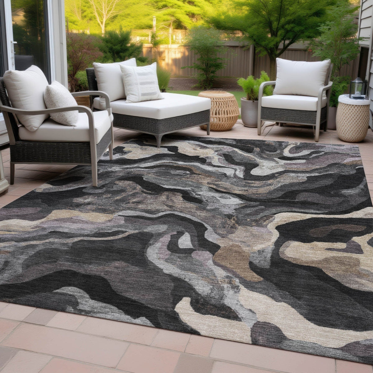 Addison Chantille ACN2162 Modern Machine Made Transitional Granite Rug