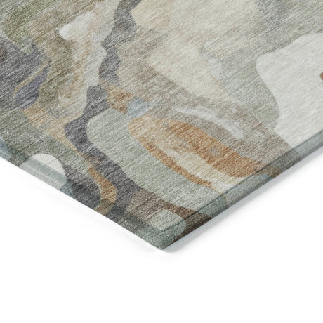 Addison Chantille ACN2162 Modern Machine Made Transitional Khaki Rug