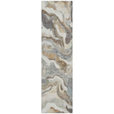 Addison Chantille ACN2162 Modern Machine Made Transitional Khaki Rug