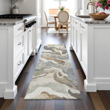 Addison Chantille ACN2162 Modern Machine Made Transitional Khaki Rug
