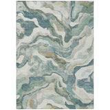 Addison Chantille ACN2162 Modern Machine Made Transitional Teal Rug