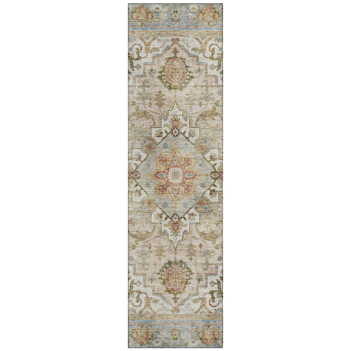 Addison Chantille ACN2163 Global Machine Made Traditional Beige Rug