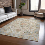Addison Chantille ACN2163 Global Machine Made Traditional Beige Rug