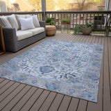 Addison Chantille ACN2163 Global Machine Made Traditional Blue Rug
