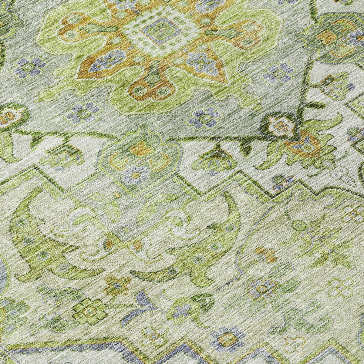 Addison Chantille ACN2163 Global Machine Made Traditional Green Rug