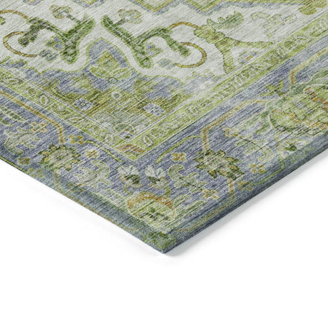 Addison Chantille ACN2163 Global Machine Made Traditional Green Rug