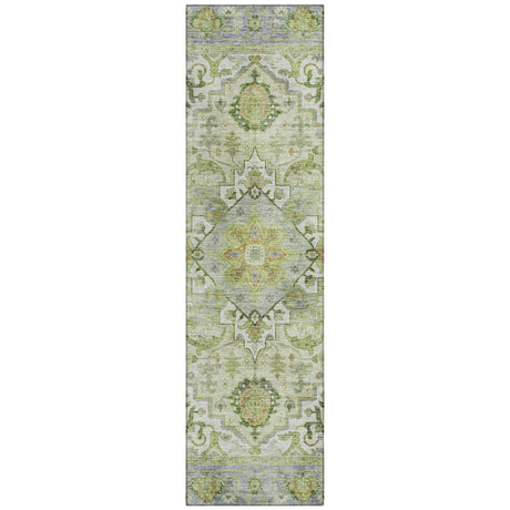 Addison Chantille ACN2163 Global Machine Made Traditional Green Rug