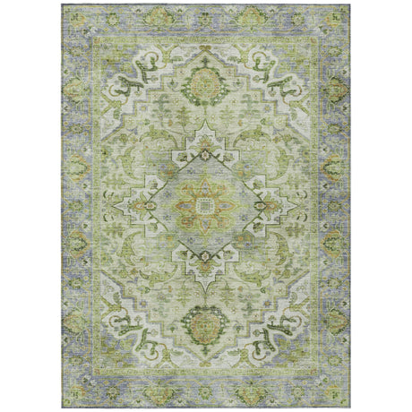 Addison Chantille ACN2163 Global Machine Made Traditional Green Rug
