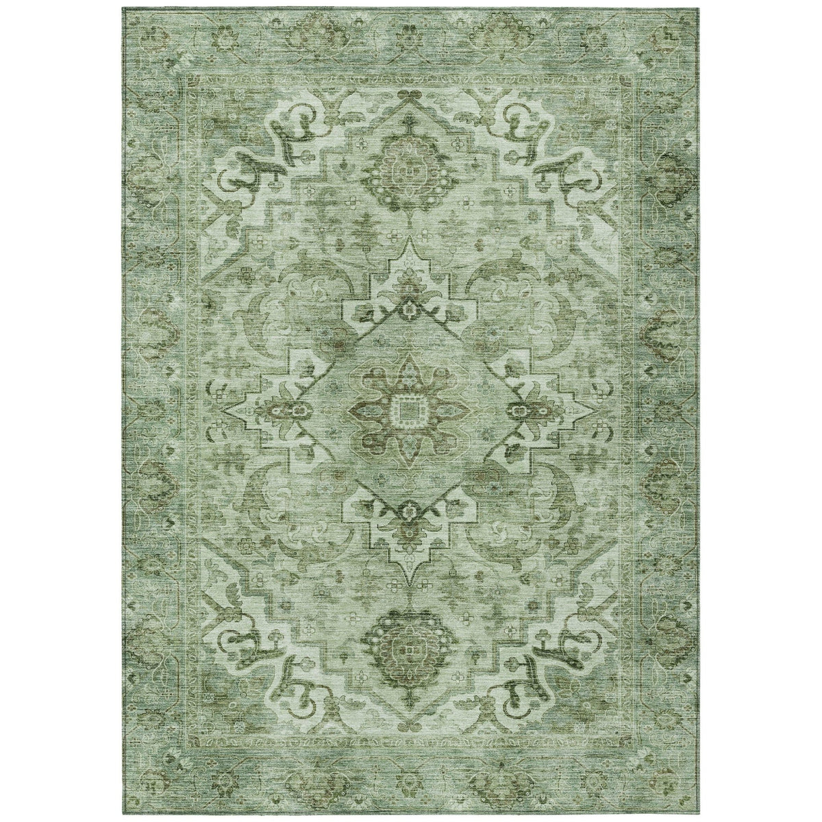 Addison Chantille ACN2164 Global Machine Made Traditional Aloe Rug