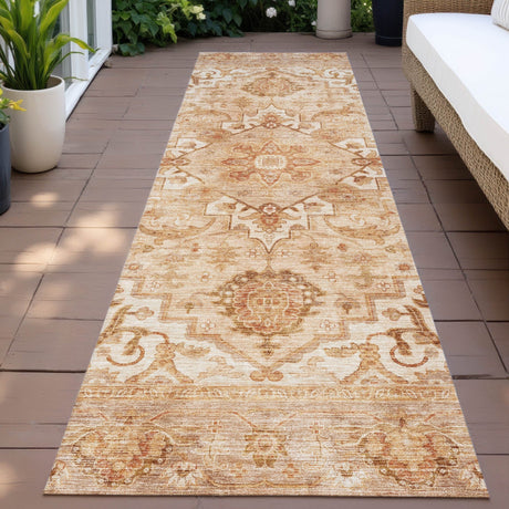 Addison Chantille ACN2164 Global Machine Made Traditional Copper Rug