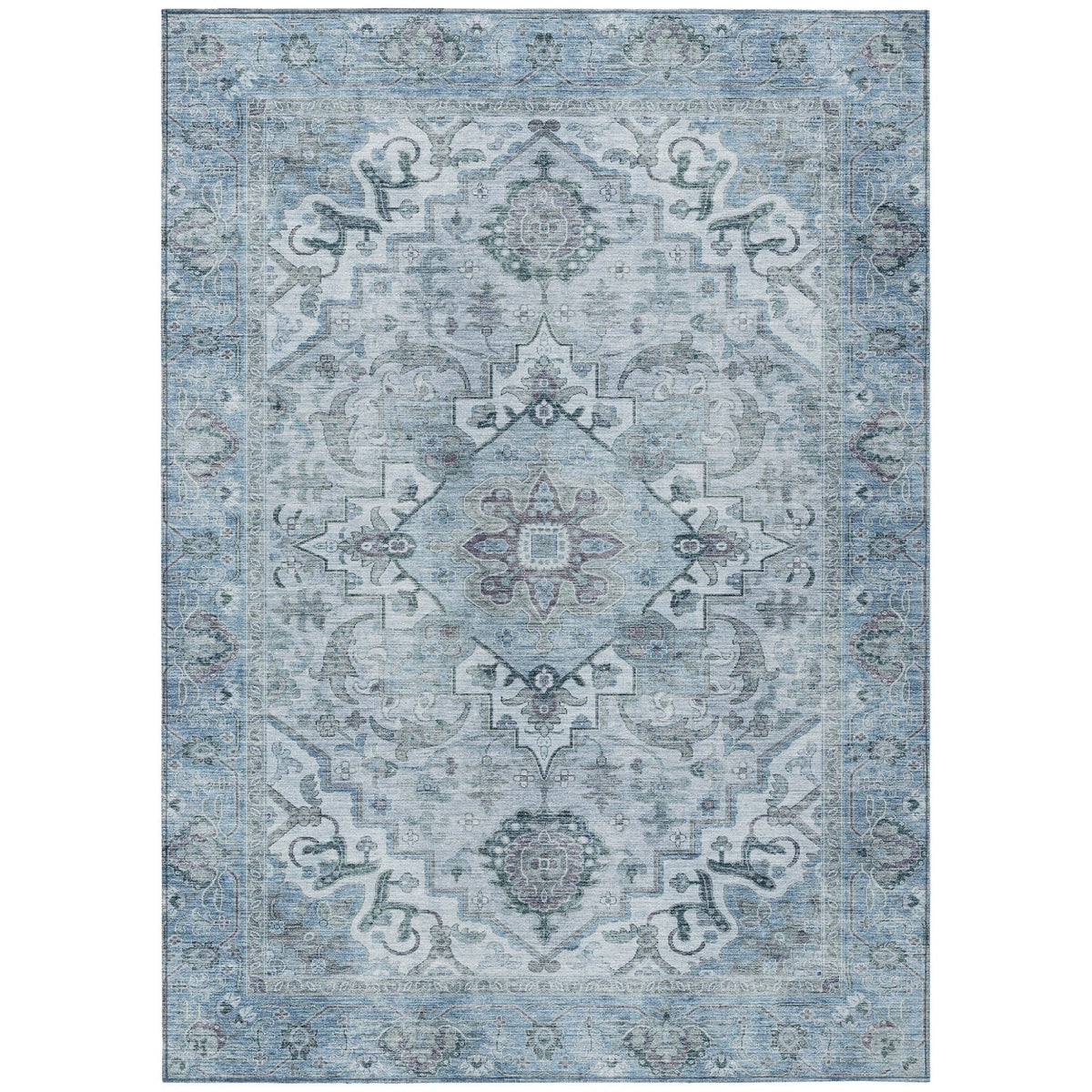 Addison Chantille ACN2164 Global Machine Made Traditional Sky Rug
