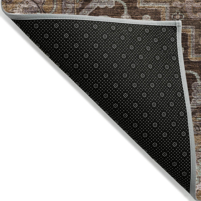 Addison Chantille ACN2165 Global Machine Made Traditional Brown Rug