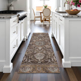 Addison Chantille ACN2165 Global Machine Made Traditional Brown Rug