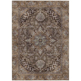 Addison Chantille ACN2165 Global Machine Made Traditional Brown Rug