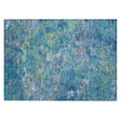 Addison Chantille ACN2166 Abstract Machine Made Transitional Blue Rug