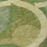 Addison Chantille ACN2167 Geometric Machine Made Transitional Green Rug