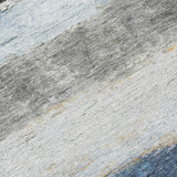 Addison Chantille ACN2169 Stripes Machine Made Transitional Blue Rug