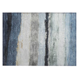 Addison Chantille ACN2169 Stripes Machine Made Transitional Blue Rug