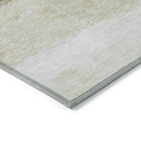 Addison Chantille ACN2169 Stripes Machine Made Transitional Khaki Rug
