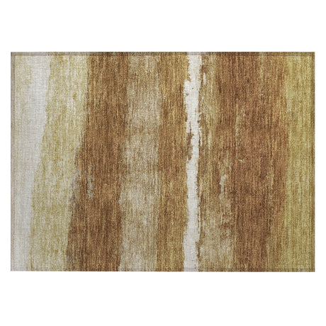 Addison Chantille ACN2169 Stripes Machine Made Transitional Paprika Rug
