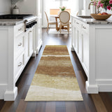 Addison Chantille ACN2169 Stripes Machine Made Transitional Paprika Rug