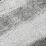 Addison Chantille ACN2169 Stripes Machine Made Transitional Pewter Rug
