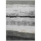 Addison Chantille ACN2169 Stripes Machine Made Transitional Pewter Rug