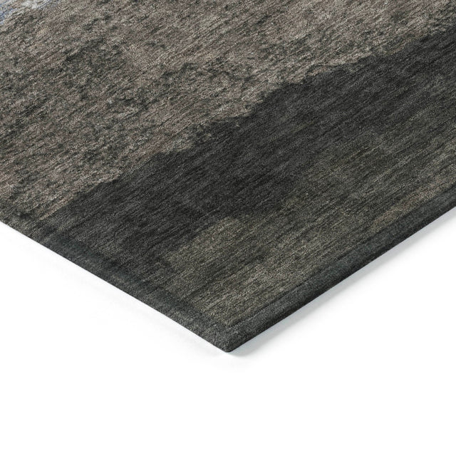 Addison Chantille ACN2169 Stripes Machine Made Transitional Taupe Rug
