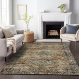 Addison Chantille ACN2170 Global Machine Made Traditional Copper Rug