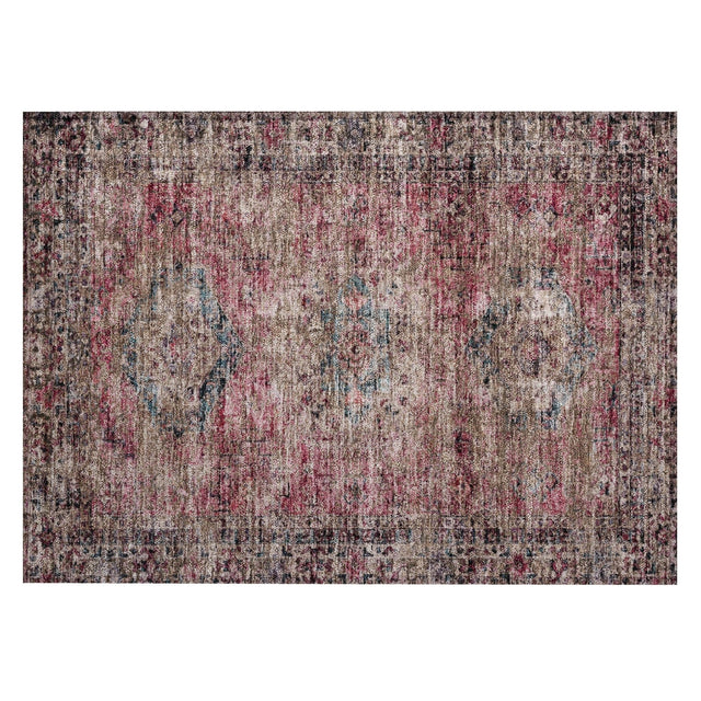 Addison Chantille ACN2170 Global Machine Made Traditional Pink Rug