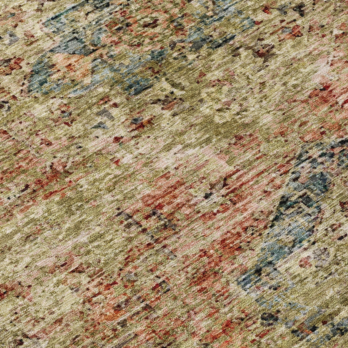 Addison Chantille ACN2170 Global Machine Made Traditional Terracotta Rug