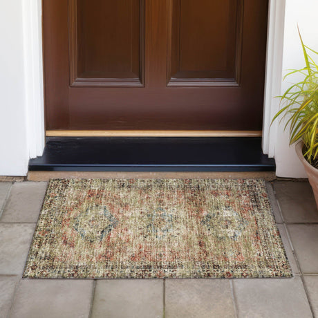 Addison Chantille ACN2170 Global Machine Made Traditional Terracotta Rug