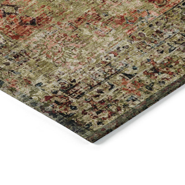 Addison Chantille ACN2170 Global Machine Made Traditional Terracotta Rug