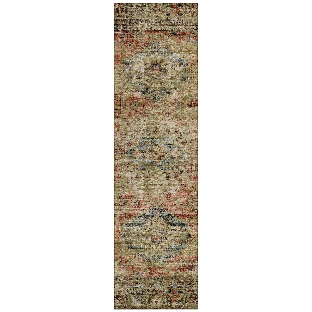 Addison Chantille ACN2170 Global Machine Made Traditional Terracotta Rug