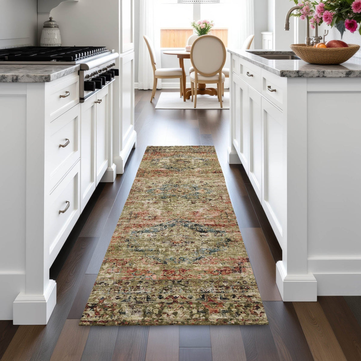 Addison Chantille ACN2170 Global Machine Made Traditional Terracotta Rug