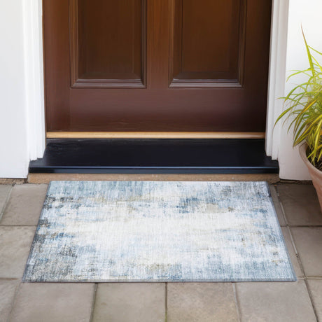 Addison Chantille ACN2171 Modern Machine Made Transitional Blue Rug