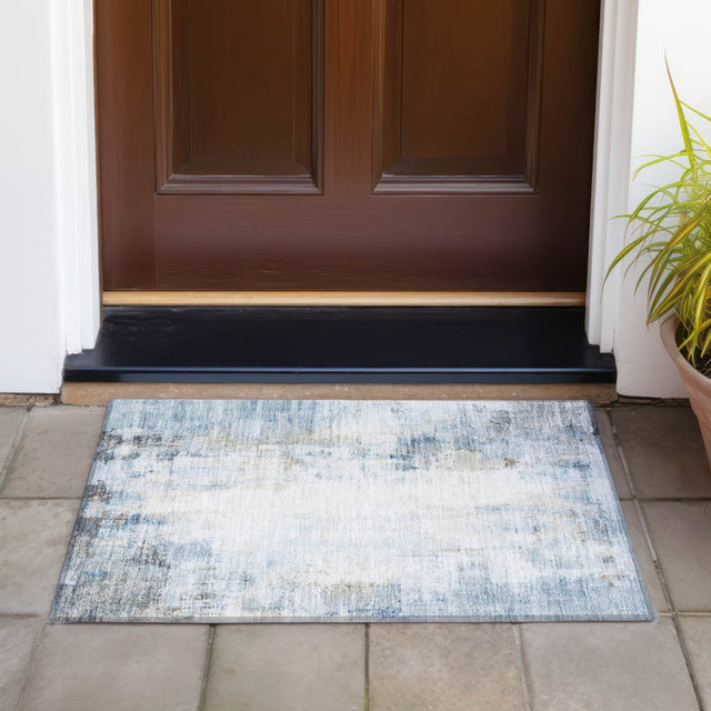 Addison Chantille ACN2171 Modern Machine Made Transitional Blue Rug