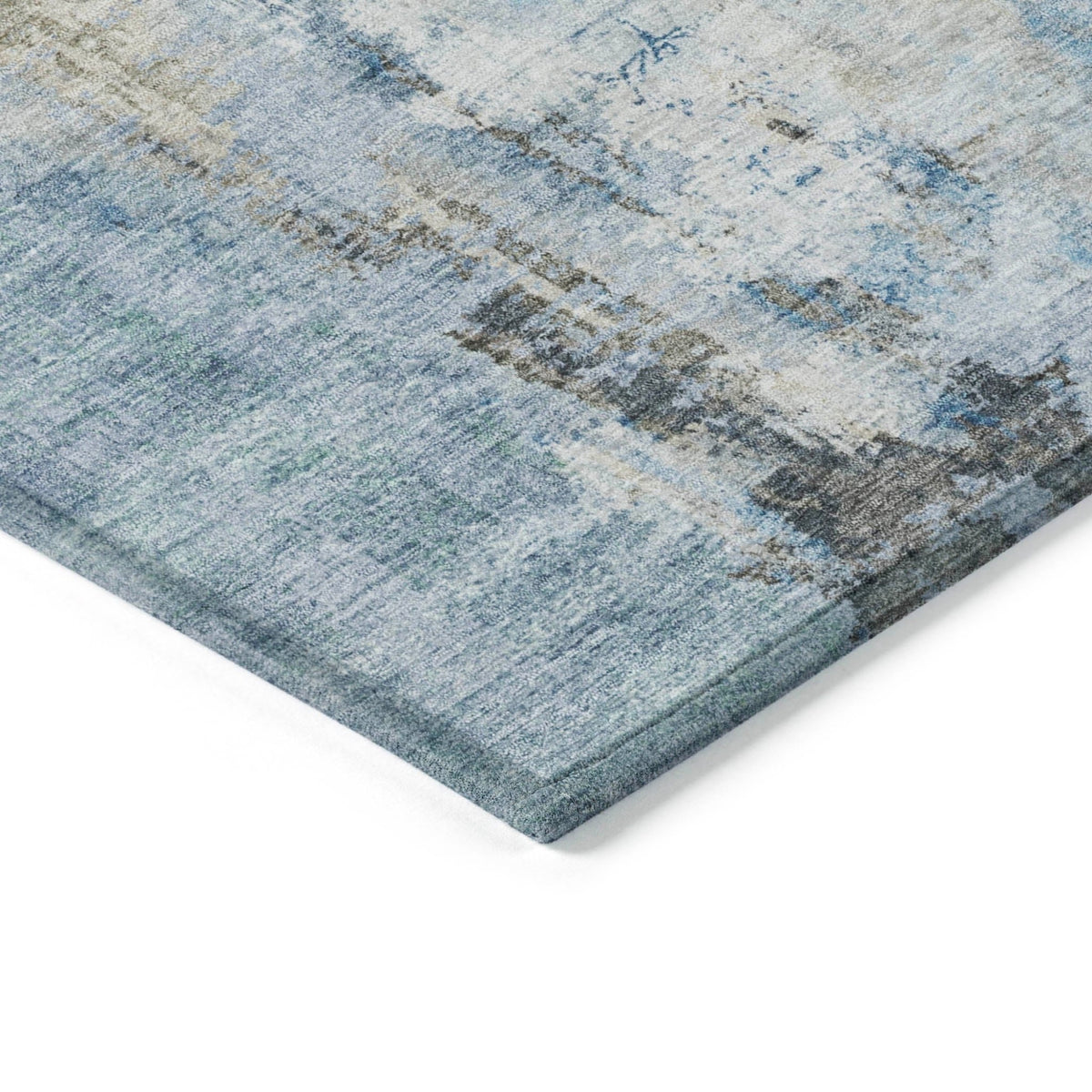 Addison Chantille ACN2171 Modern Machine Made Transitional Blue Rug