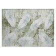 Addison Chantille ACN2172 Floral Machine Made Transitional Aloe Rug