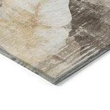 Addison Chantille ACN2172 Floral Machine Made Transitional Brown Rug